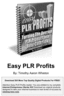 Thumbnail Easy PLR Profits